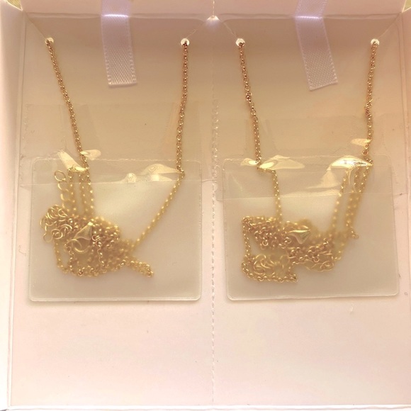 NIB 2 Inspired by You gold toned single chain necklaces 😍 Box included ❤️ - Picture 3 of 3